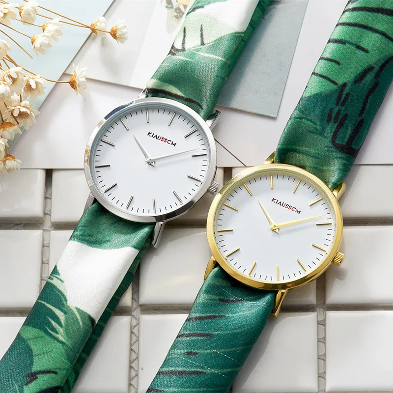 2017 Топ люксовый бренд часы женщины шелкового браслет женева смотреть дамы reloj mujer