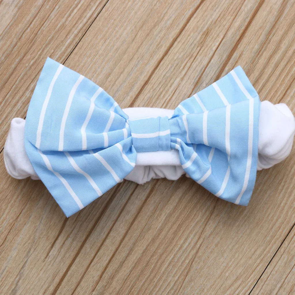 Детская летняя одежда из 2 предметов для девочек топы в полоску новорожденных и