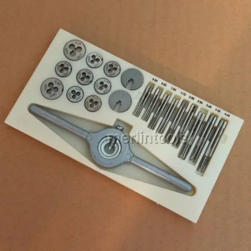 31 шт. HSS мини кран и набор штампов UNF/UNC 0 90 до 4 40|mini tap|tap and die settap |