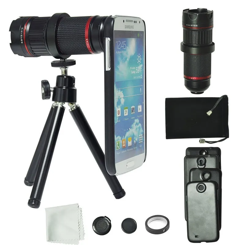 Профессиональный DSLR 4-12X зум-телескоп фото ручной фокусировки регулируемый