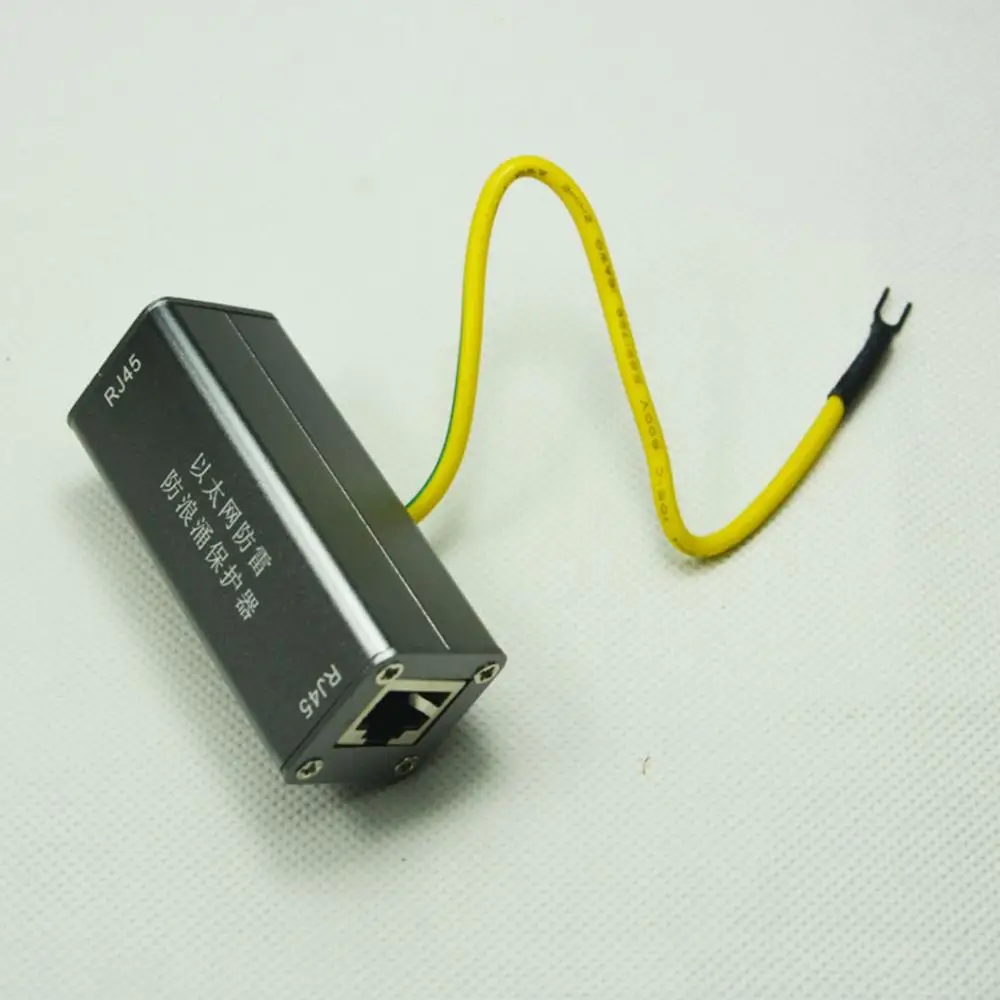 Сетевой RJ45 устройство защиты от перенапряжения Lightning Arrester SPD для сети Ethernet 100 м |