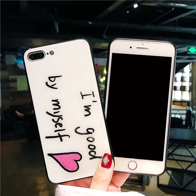 Модная чехол для телефона Apple iPhone x 7 8 плюс 6s 6 Plus воскресенье Я хорошие слова