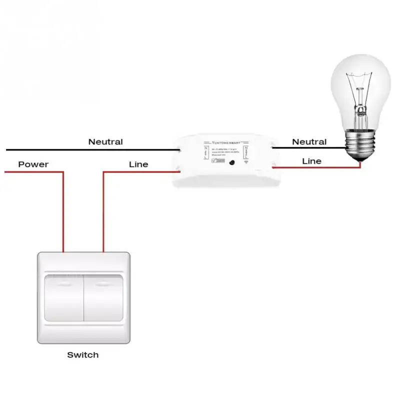 2018 распродажа новинок белый смарт Беспроводной переключатель Wi-Fi 8.80x3.90x2.30 см