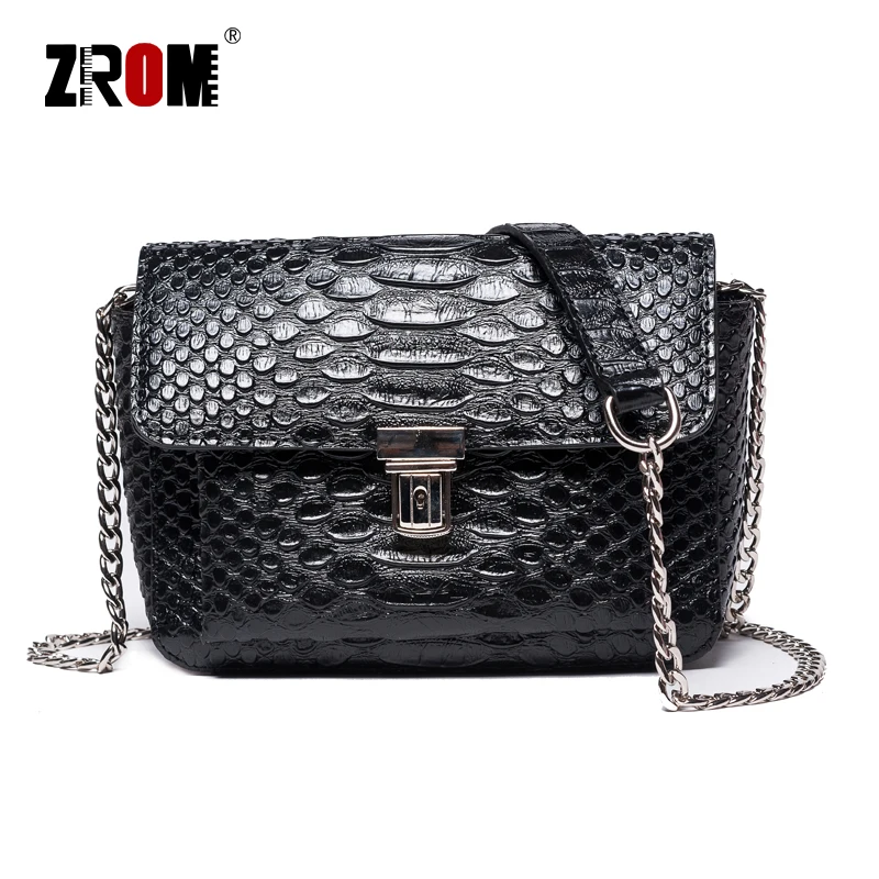 ZROM роскошная дизайнерская женская сумка с рисунком аллигатора новая модная