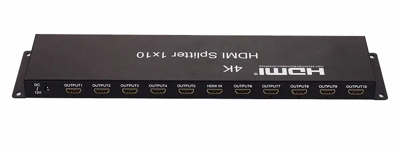 HDMI сплиттер 1X10 4K 2K 3D Full HD1080p 1 в 10 Выход Бесплатная доставка | Электроника