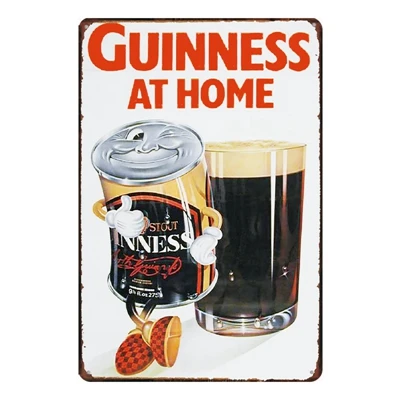 SA2045 Guinness Vintage Metal Plaques Wall Art Kitchen Party Home Retro Craft Bar Decoration 30X20CM SA-2013 - Цвет: SA2045