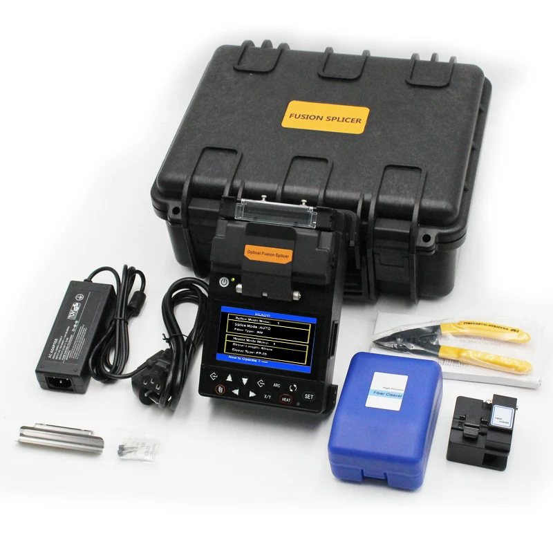 Многоязычный Ручной цифровой волоконно-оптический FTTH Fusion Splicer | Мобильные