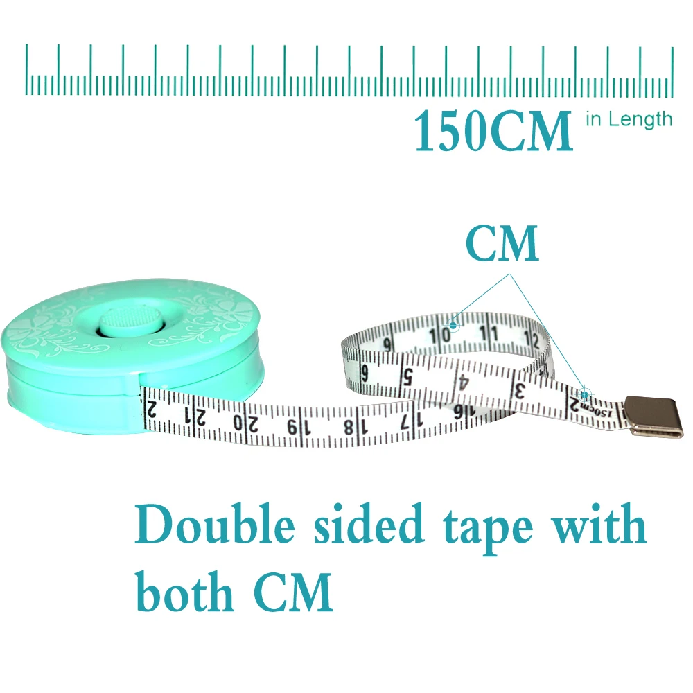 Выдвижная мерная рулетка для измерения тела клейкая лента 150 см линейка шитья