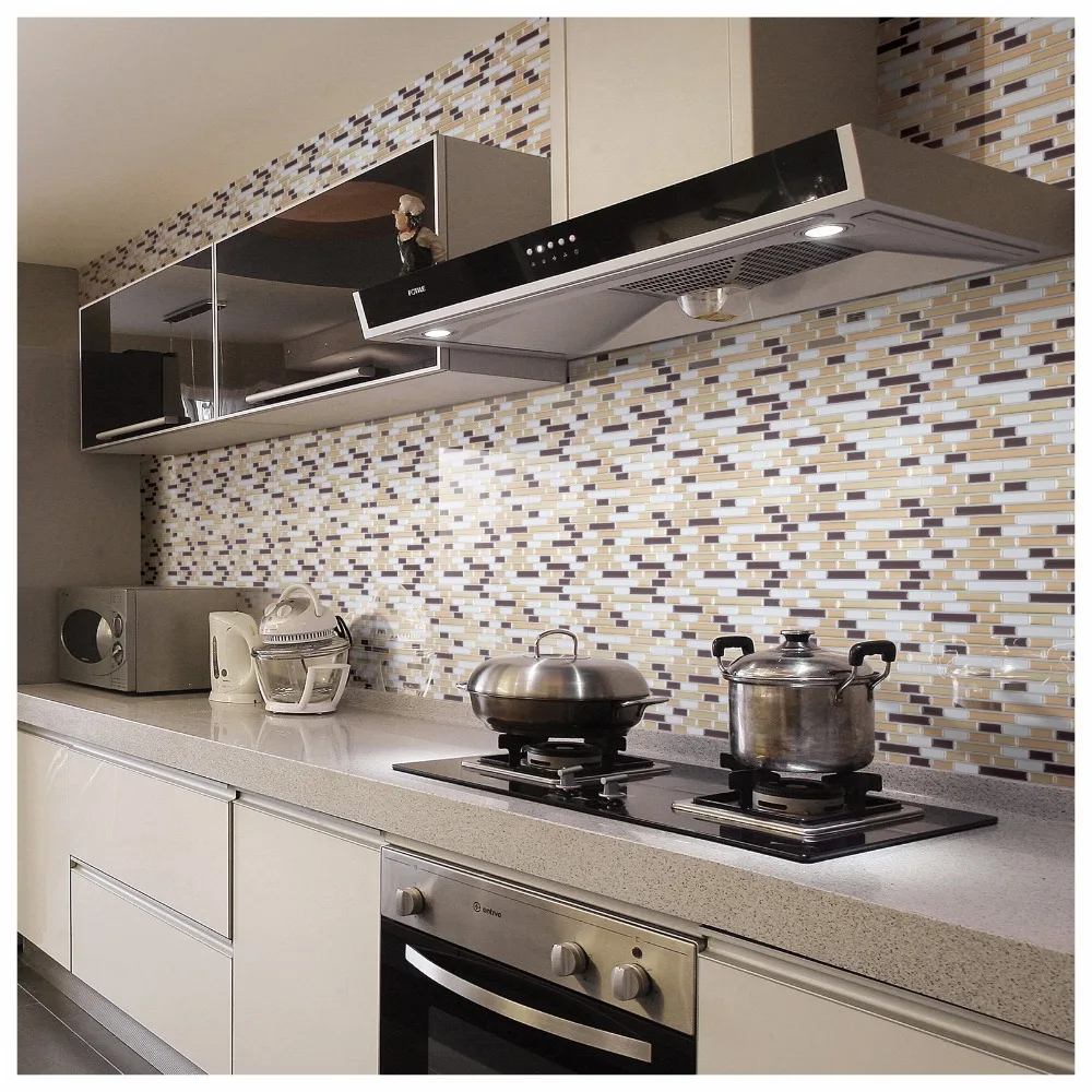 Виниловое настенное покрытие стикер с 10 чистыми и клейкими чернилами для кухни