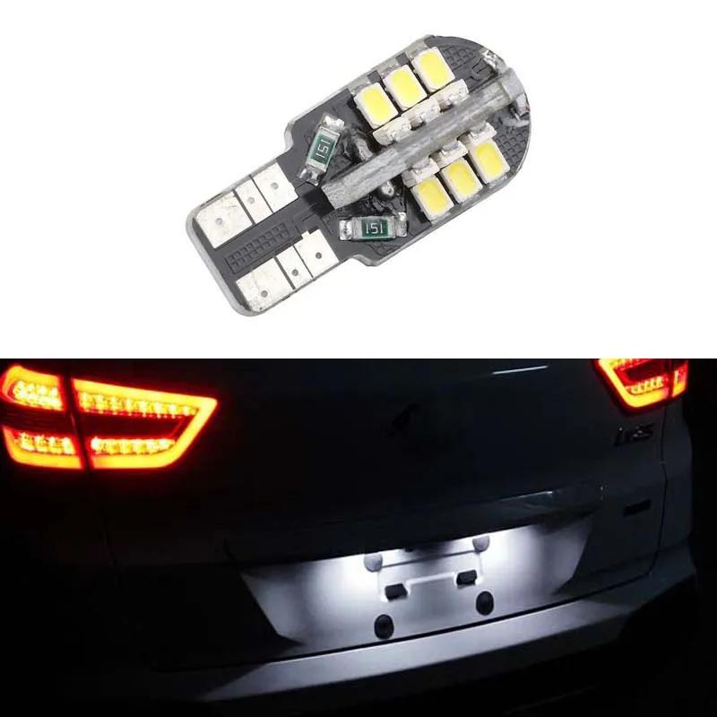 1 сверхъяркий светодиод T10 3020SMD подсветка номерного знака без ошибок для Hyundai Sonata
