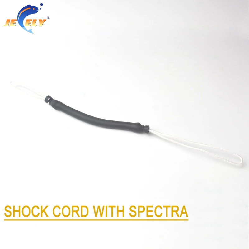 12 см аксессуары для подводной охоты супер Shockcord банджи со спектром/штопор косичка Вертлюг/оснастки для подводной охоты - Цвет: Синий