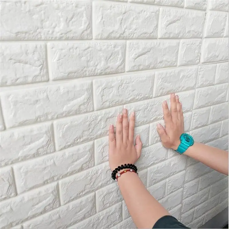 3D PE пенка камень кирпичная панель настенные наклейки для детских комнат домашний