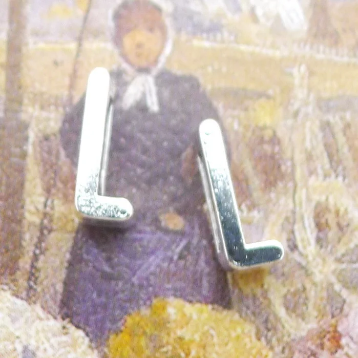 

250pcs Charm letter L hole bead 6*10mm Antique silver Handmade Jewelry Making DIY Supplies European Alloy accessories Hot