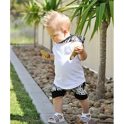 2pcs Baby Boys Clothes Hoodie Tops match tree Shorts bottom summer boys Outfit Toddler Kids clothing Hawaii 1-6T | Детская одежда и