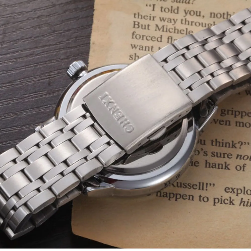 Мужские часы ведущей марки CHENXI мужские со стальным браслетом высококачественные