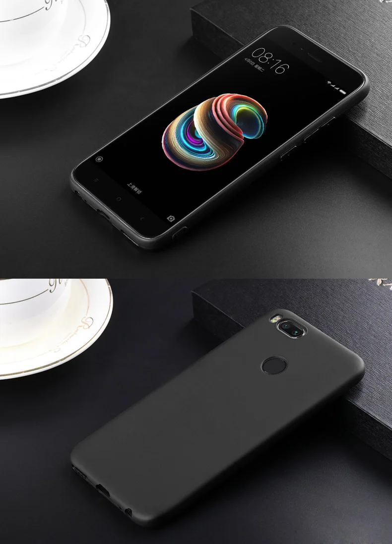 Xiaomi mi A1 чехол xiaomi mi A1 чехол силиконовый мягкий Сверхтонкий матовый принципиально защитный чехол для xiaomi mi a1 чехол