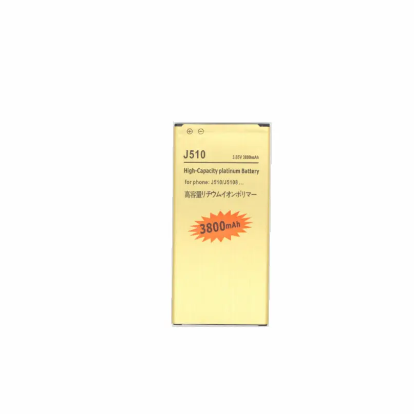 5 шт. 3800 мА/ч EB-BJ510CBC запасная батарея для 2016 Edition Samsung Galaxy J5 ( 6 ) SM-J510 J510 J510FN J5109 J5108 |