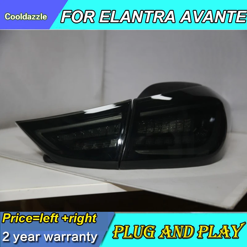 Светодиодный задний фонарь в сборе для Hyundai Avante i35 Elantra 2011 2012 2013 2014 2015|Фара авто сборе| |