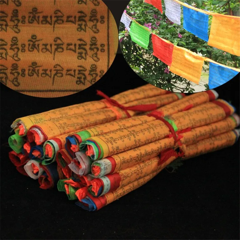 Тибетский буддистский молитвенный флаги 20 флагов Стиль Декоративный Флаг всего 5