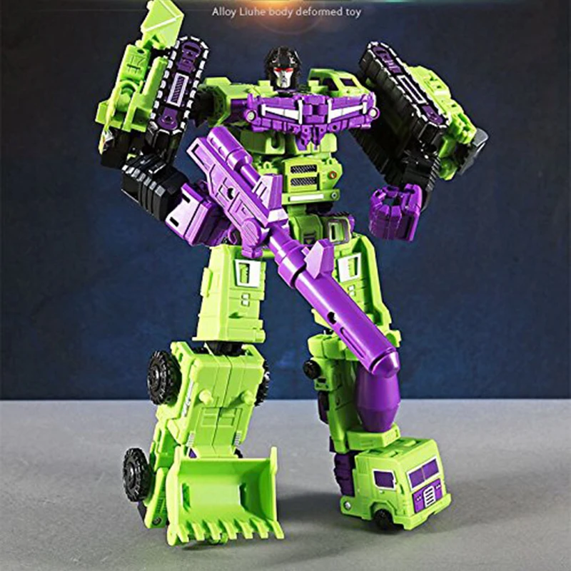 WJ трансформация GT Engineering Devastator Combiner 6в1 металлические игрушки из сплава фигурка автомобиля грузовик модель подарок для детей мальчик