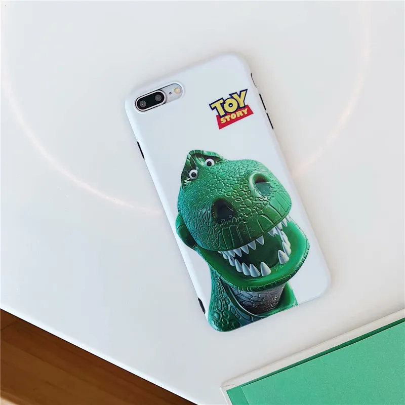 DISCASE Cute Cartoon Animal Phone Case For iphone 8 7 6 6s plus XS MAX XR X IMD Glossy Soft Shell All Inclusive Capa | Мобильные