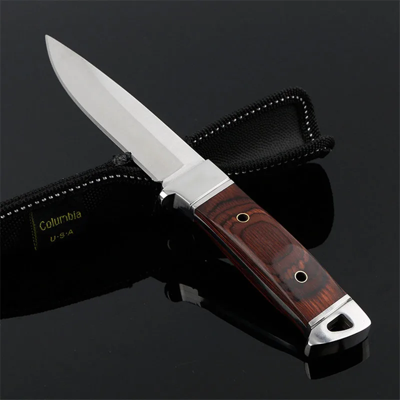 Стальной нож с фиксированным лезвием охотничьи ножи для выживания на природе