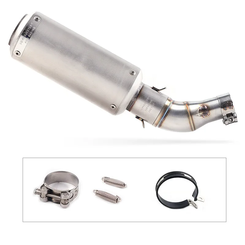 MT-03 MT03 мотоцикл глушитель трубы среднего звенья трубы Escape для YAMAHA YZF-R3 R3 R25 R30 слипоны