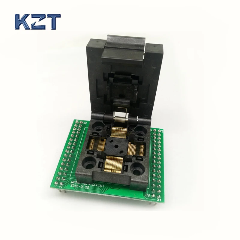 QFP64 TQFP64 LQFP64 к DIP64 QFP программирующая розетка шаг 0 5 мм IC Размер корпуса 10x10 FPQ 64 0.5 06