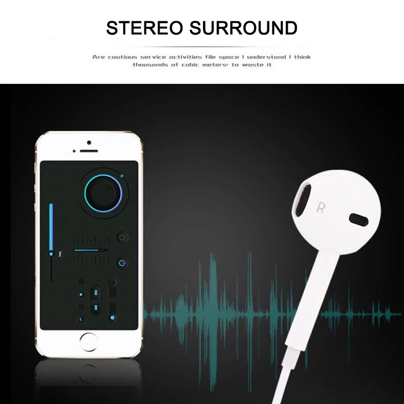 Wireless Earphone Bluetooth Neckband Sport High Fdelity Sound Earbuds with Mic for iPhone Samsung Xiaomi | Электроника