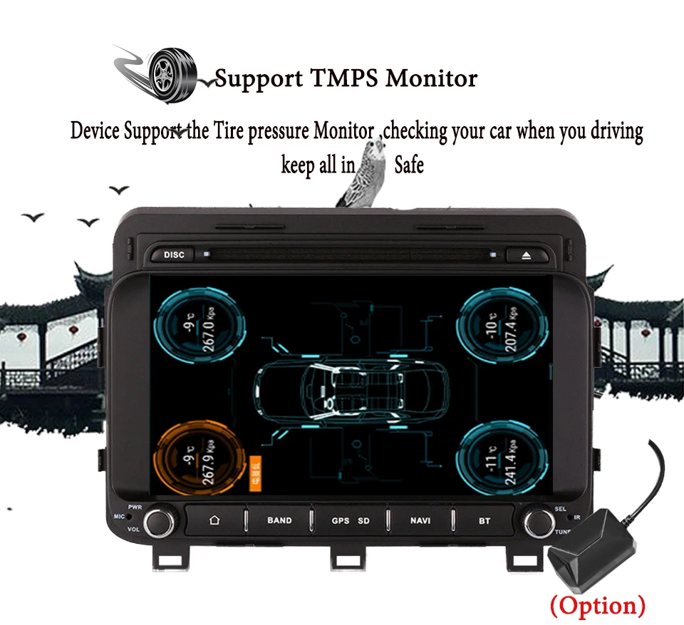 Для KIA K5 OPTIMA 2014 2015 автомобильный DVD видео плеер gps навигация медиа монитор ПК