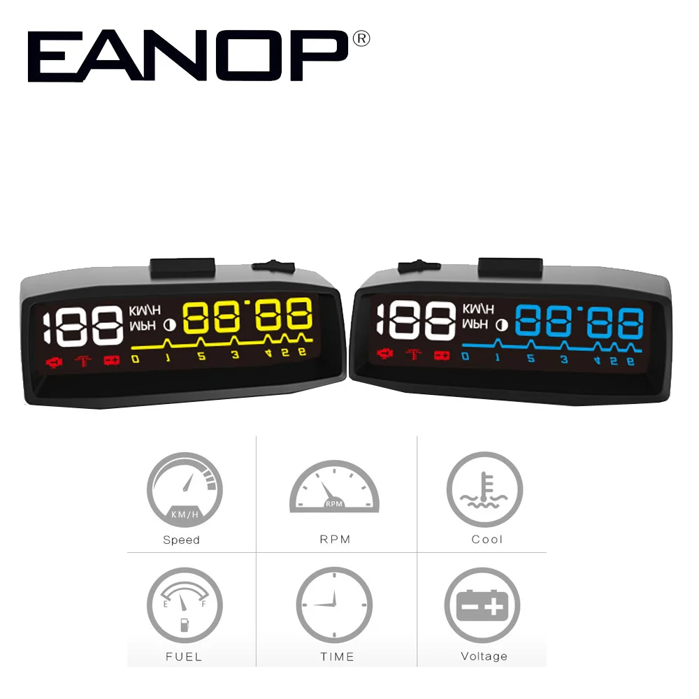 EANOP eSmart HUD Дисплей 16Pin OBD2 порт сверхскоростной сигнализации системы контроля