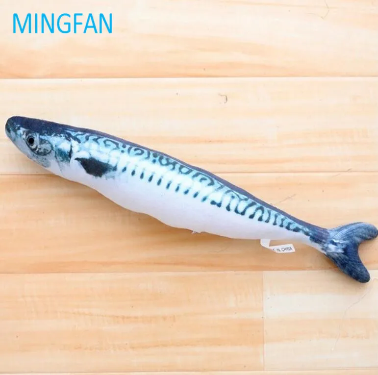 Игрушка для кошек MINGFAN, рыба, плюшевая игрушка для домашних животных, игрушки для собак, игрушки для кошек, забавная Подушка для сна, мята, кошачья мята, укус, игрушки Tsui, 1 шт., H999 - Цвет: 6