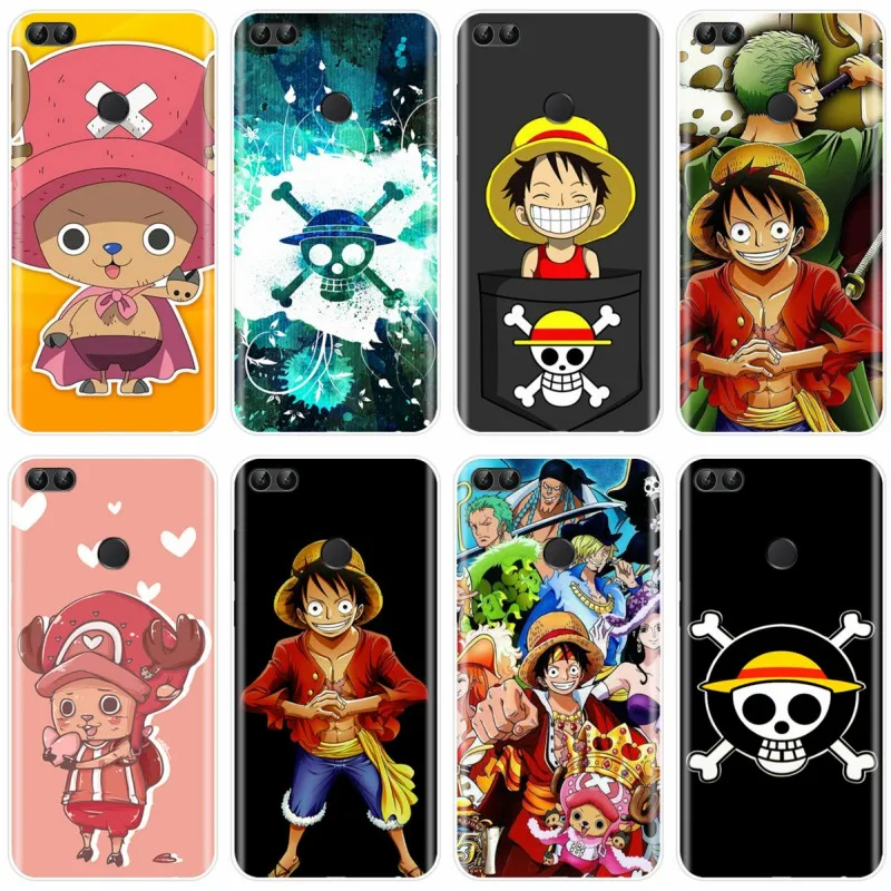 Чехол в стиле аниме Luffy One Piece Мягкий силиконовый чехол из ТПУ для телефона Huawei P9 P10