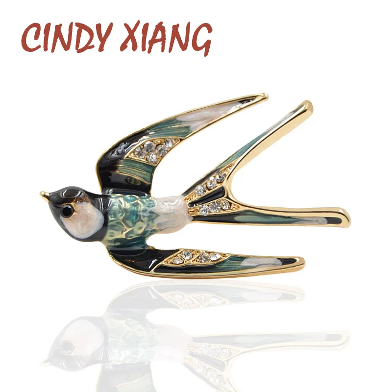 CINDY XIANG 2018 Новое поступление эмалированные Висячие Броши для женщин Милая брошь с
