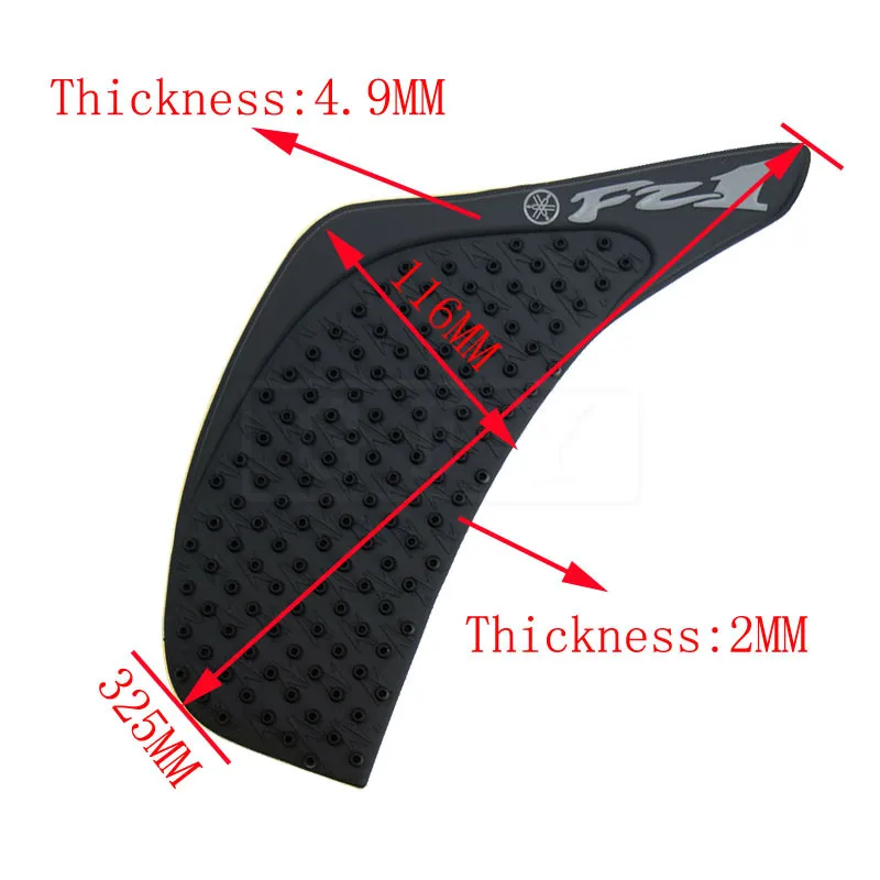 Motorcycle anti-skid fuel tank pad sticker FZ1 for Yamaha FZ1 FZ-1N FZ1N FZ1S FZ 1S FZ6 FZ6N 06-10 FZ8 N / S FZ8N 10-16