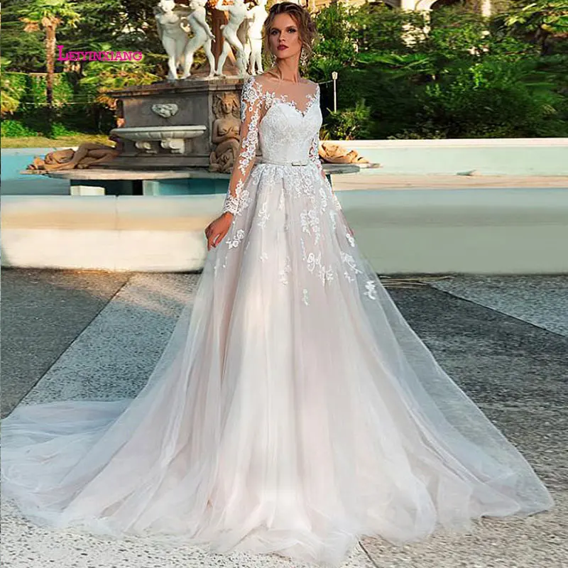 LEIYINXIANG свадебное платье невесты Vestido De Noiva Sereia Robe сексуальное ТРАПЕЦИЕВИДНОЕ