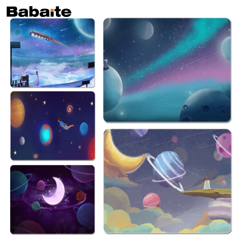 Игровые коврики для игр Babaite Space megitation размер 18x22 и 25x29 см игровые мыши | Компьютеры