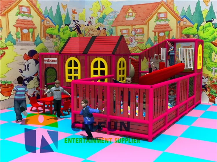 ЕС стандарт Эко-дружественных Забавный Красный домик Дети Мягкая крытая игровая