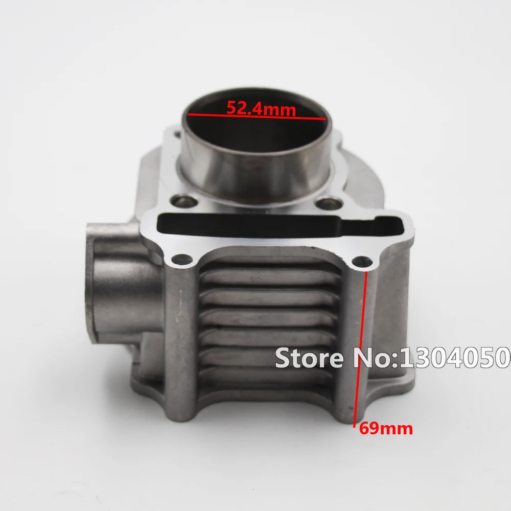 GY6 125cc 52 4 мм комплект цилиндрического двигателя 152QMI 157QMJ китайский скутер мопед