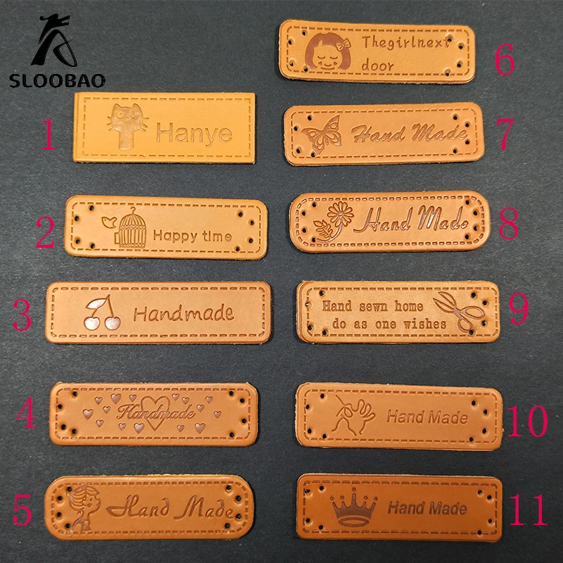 20 шт. этикетки из искусственной кожи для одежды джинсов сумок обуви|leather label|pu leather