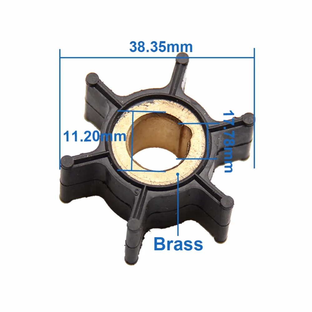 Рабочее колесо водяного насоса CARBOLE для Johnson Evinrude/ OMC 389576 лопастей 18 3091 6 детали