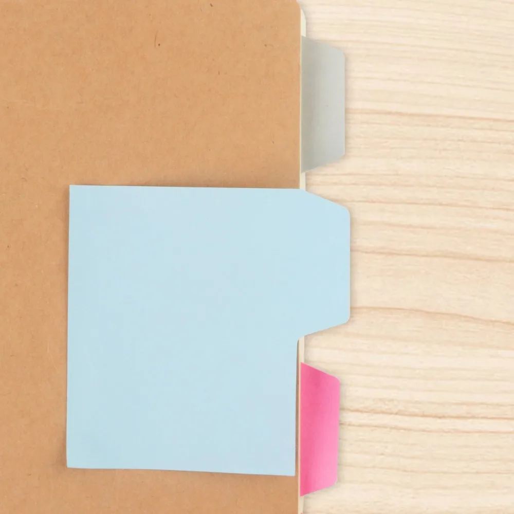 180 листов индекс вкладки бумаги различные размеры и цвета индексный разделитель