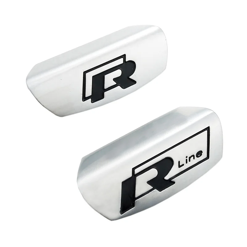 Руль Стикеры R Rline Металлическая Эмблема для Фольксваген 2017 Jetta Touran Golf 7 GTI MK7 Passat B8
