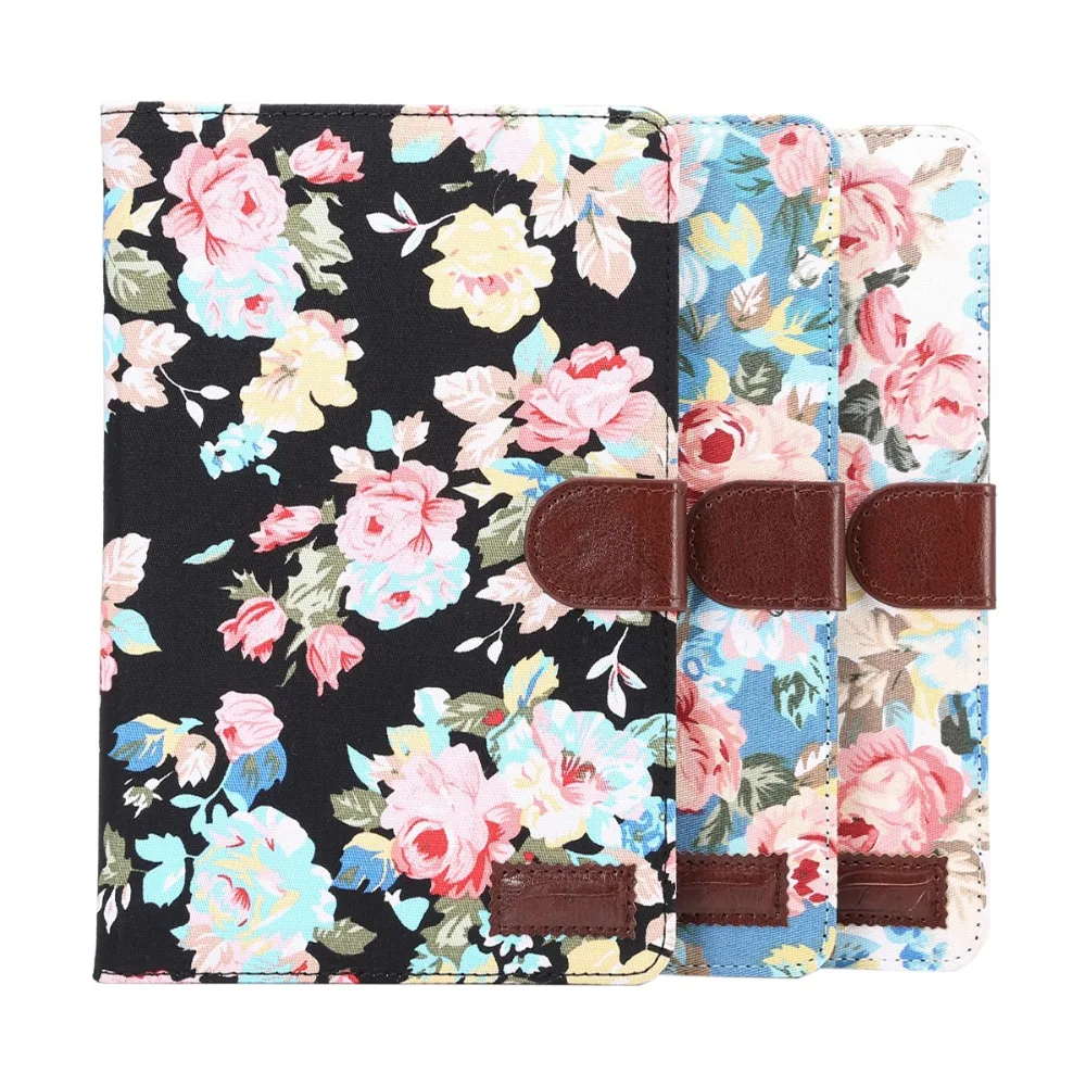 Dibase Brand for TAB E T560 Case Flower Cloth+PC Wallet 9.6 inch Clasp Card Slot Stand Folio Cover | Компьютеры и офис