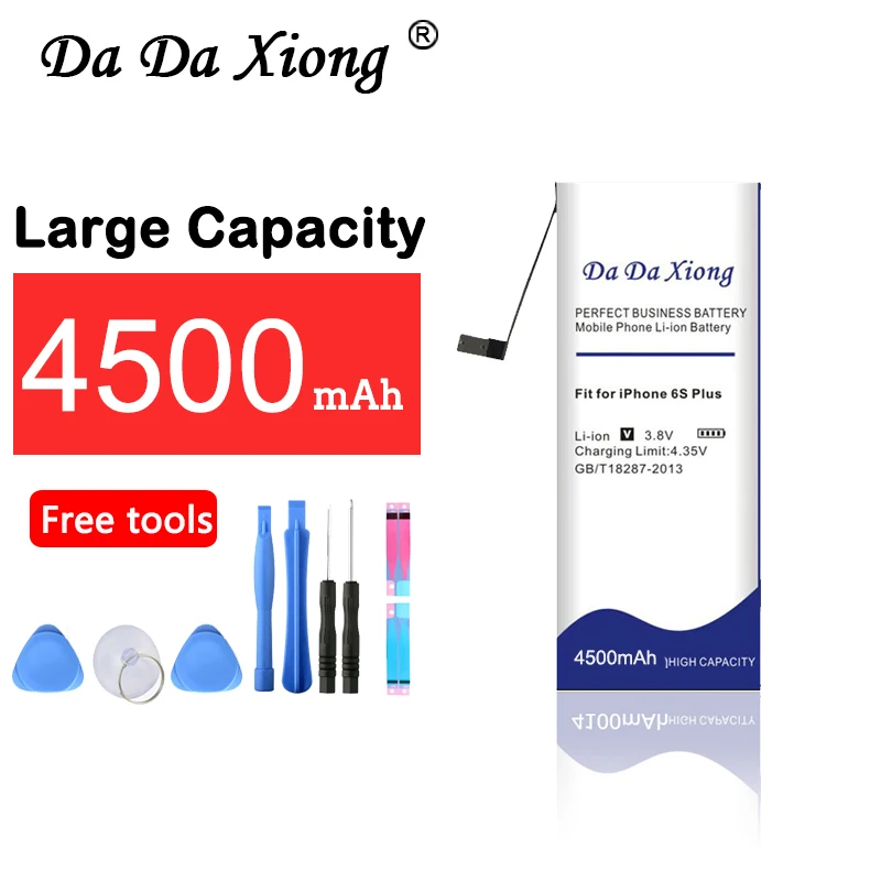Аккумулятор Da Xiong 4500 мАч для Apple iPhone 6S Plus iphone6S + Бесплатные