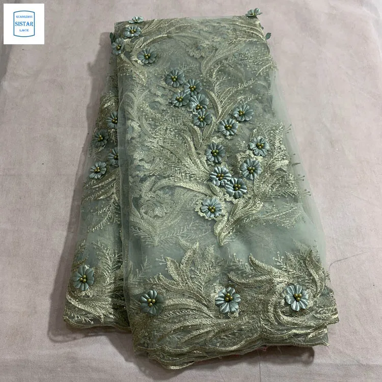 Большая распродажа новейшая кружевная ткань в нигерийском стиле 2019