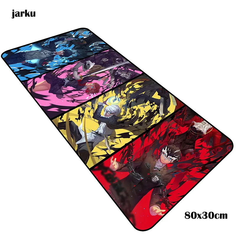 size 800x300x2mm Persona 5 Коврик для мыши геймер высокого класса 800x300x2 мм notbook коврик для мыши игровой коврик для мыши большой милый коврик для мыши стол для компьютера коврик для мыши - Цвет: size 800x300x2mm