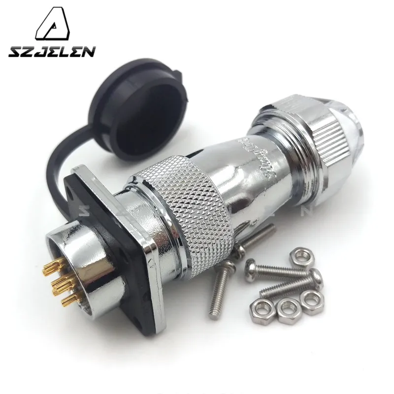 SZJELEN WS20 series 6 pin connector Waterproof panel mount 6pin | Обустройство дома