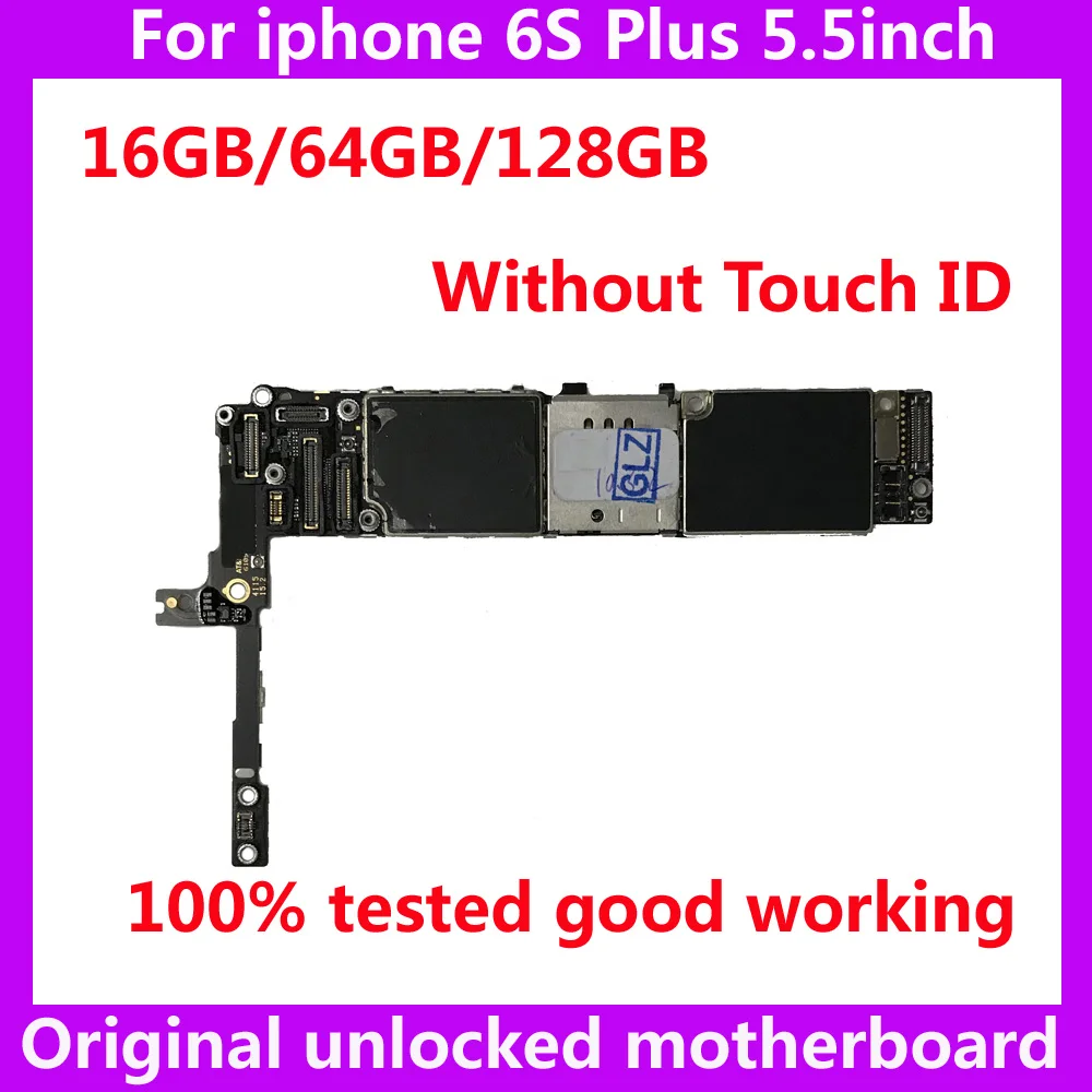 Материнская плата 16 ГБ 64 128 для iphone 6 S Plus без Touch ID оригинальная система IOS