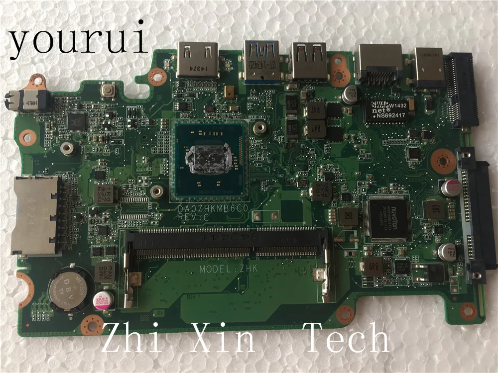 yourui For Acer E3-112 ES1-111 V3-112P Laptop Motherboard With N2840 NB.MRK11.001 NBMRK11001 DA0ZHKMB6C0 100%Tested